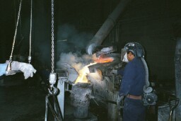 Industrial Hygiene Sciences air sampling in foundry